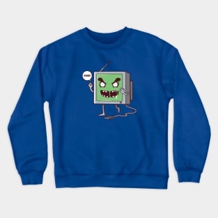 Zombie Television Crewneck Sweatshirt